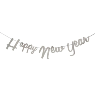 Happy New Year Girlang Silver