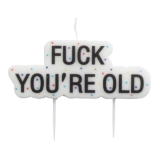 Fuck You're Old Tårtljus