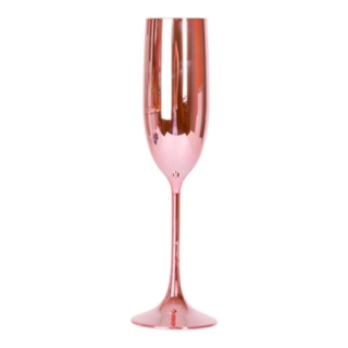 Metalliskt Champagneglas Roséguld