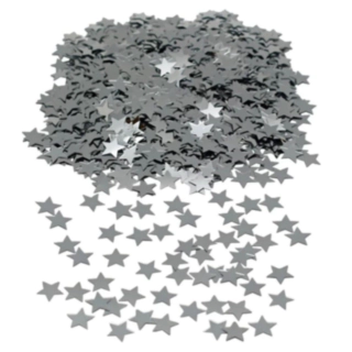 Stjärnor Konfetti Silver