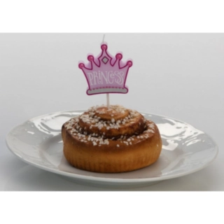 Prinsesskrona Tårtljus