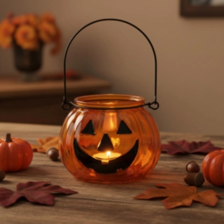 Pumpa Värmeljuslykta