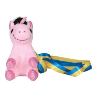 Enhörning Studentnalle Ljusrosa