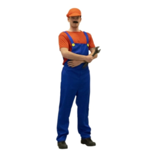 Röd Rörmokare Maskeraddräkt