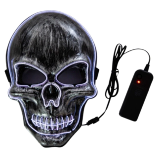 LED Dödskallemask