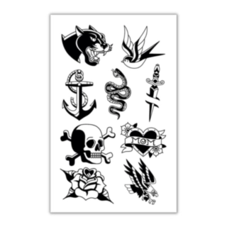 Retro Sjöman Falska Tatueringar