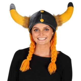Vikingahjälm Med Flätor