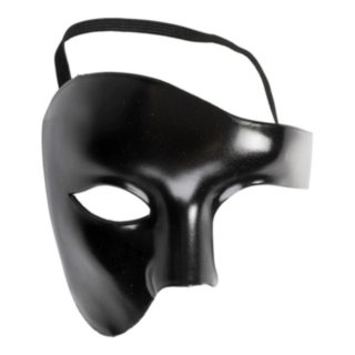 Phantom Halvmask Svart