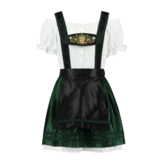 Mörkgrön dirndl kostym