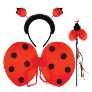 Nyckelpiga Tillbehörsset Barndräkt