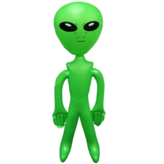 Uppblåsbar Alien Grön