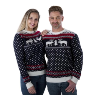 Traditionell Älg Jultröja
