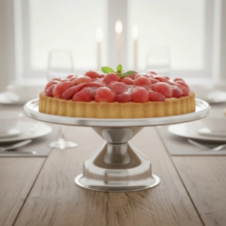 Pedestal Tårtfat Rostfritt Stål