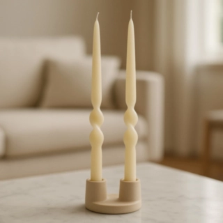 Skruvade Ljus Beige
