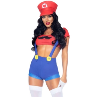 Gamer Babe Maskeraddräkt