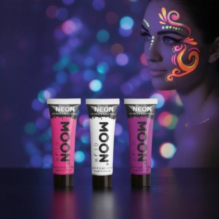 Ansiktsfärg Intense Neon UV Sminkset