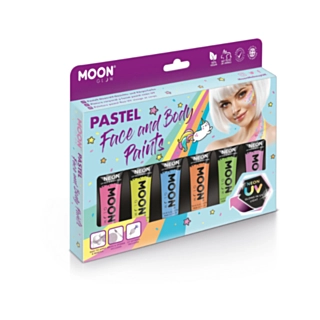 Ansiktsmåling UV Pastell Neon Makeupset