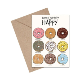 Donut Worry Kort