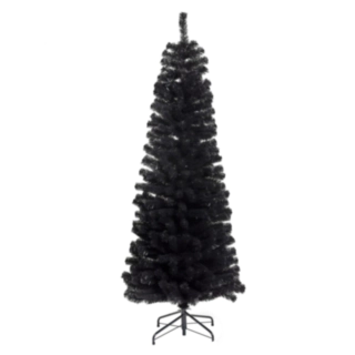 Konstgjord BLING Julgran Svart 180 x 68 cm