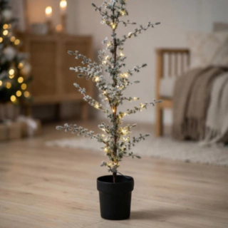 Konstgjord LED Lärk 120 cm