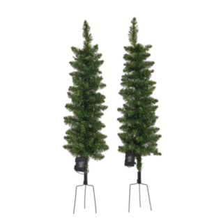 Konstgjord Utomhus Julgran Set LED 90 cm