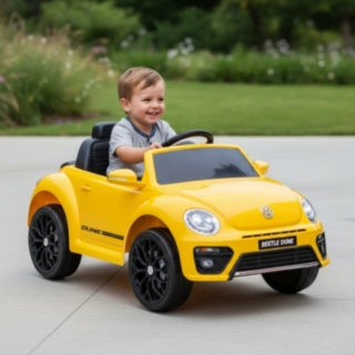 VW® Beetle Dune Elbil För Barn 10,8V Gul