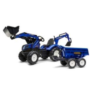 New Holland® Grävskopa Med Släp Blå