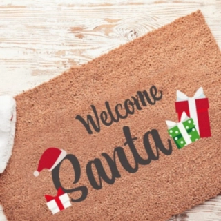 Welcome Santa Dörrmatta