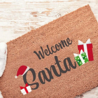 Welcome Santa Dörrmatta