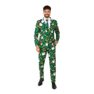Suitmeister® Santa Elves Grön Kostym