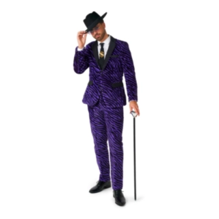 Suitmeister® Purple Pimp Kostym