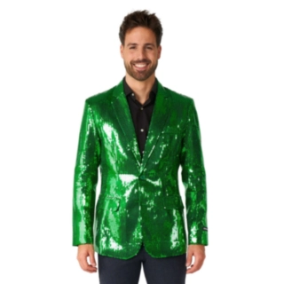 Suitmeister® Lucky Green Sequin Blazer