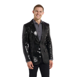 Suitmeister® Midnight Sequin Blazer
