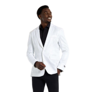 Suitmeister® White Sequins Blazer
