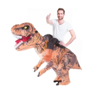Uppblåsbar T-Rex Carry Me Maskeraddräkt