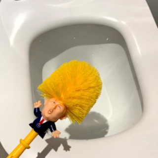 Donald Trump Toalettborste