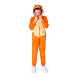 Opposuits® Orange Katt Barnonesie