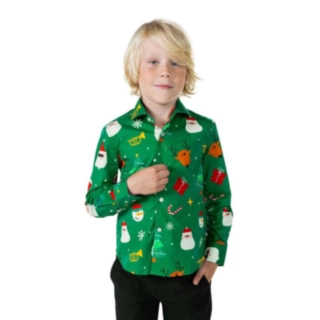 Opposuits® Festivity Green Barnskjorta