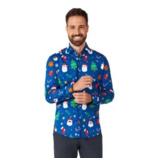 Opposuits® Festivity Blue Skjorta