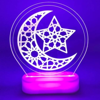 Eid Måne & Moské LED-skylt