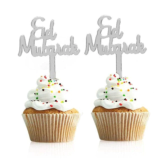 Eid Mubarak Tårttoppers Silver