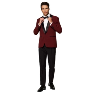 Opposuits® Hot Burgundy Kostym
