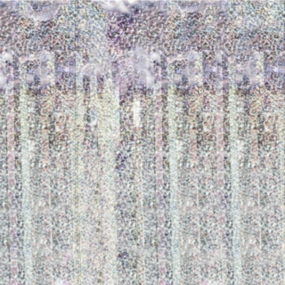 Glittergardin Holografisk
