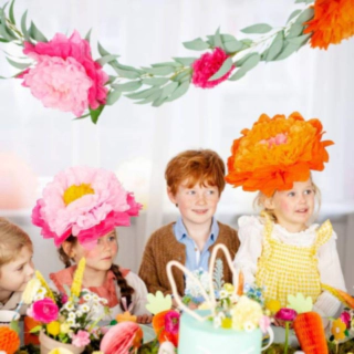 Crepe Blomsterdekoration