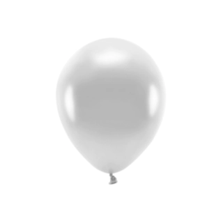 Basic Metallic Latexballonger Silver
