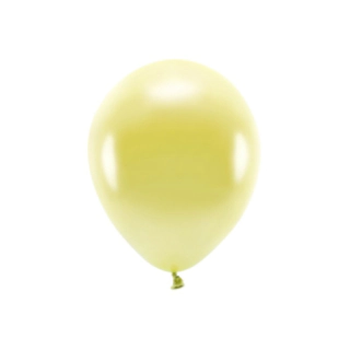 Basic Metallic Latexballonger Ljus Gul