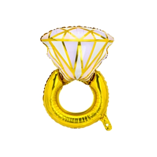 Folieballong Diamantring