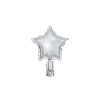 Stjärna Folieballong Silver