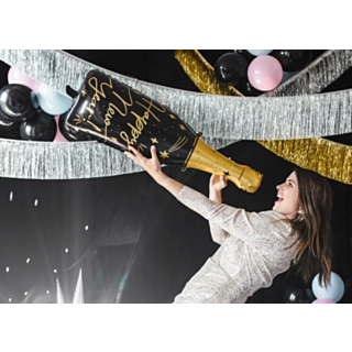 Happy New Year Flaska Folieballong