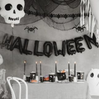 Halloween Folieballonger Svart